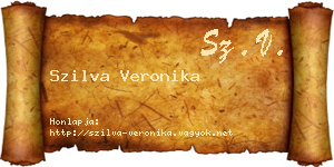 Szilva Veronika névjegykártya